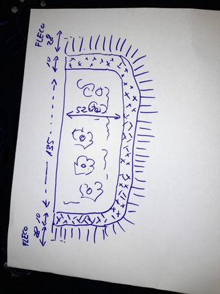 Mantón - plaid cama bordado