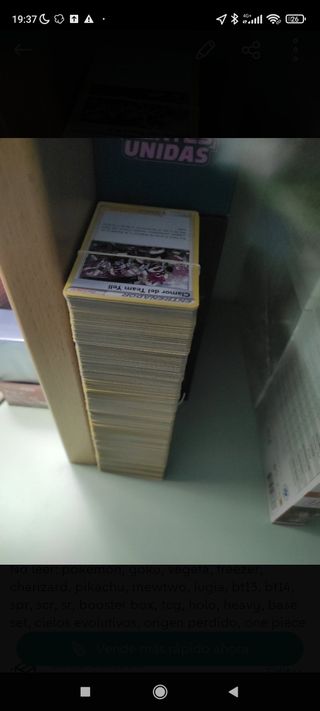 Lote cartas comunes Pokemon