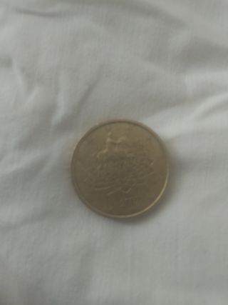 Moneda de 50 céntimos rara italiana