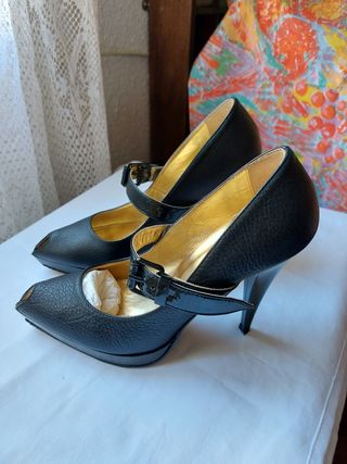 Zapatos Piel negros