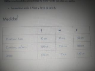Vestido talla S CON ETIQUETAS 