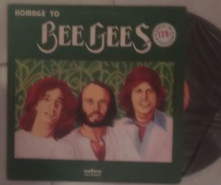 Disco de vinil dos Bee Gees