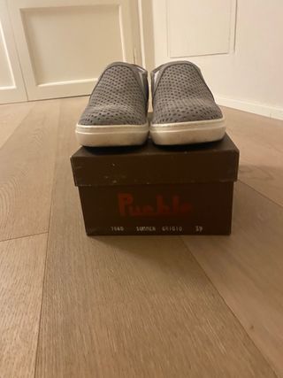 scarpe slip on in camoscio Pueblo