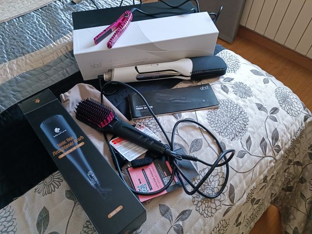 Pack. GHD Duet Style+cepillo alisador+plancha mini