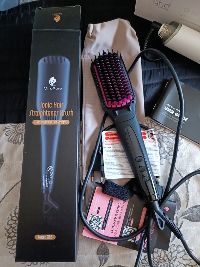 Pack. GHD Duet Style+cepillo alisador+plancha mini