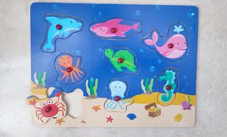 Puzzle de madera animales