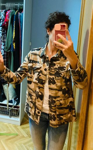 chaqueta militar mujer