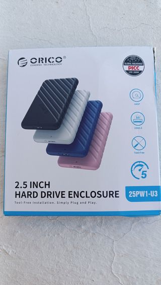Caja para disco duro SSD SATA 2'5"