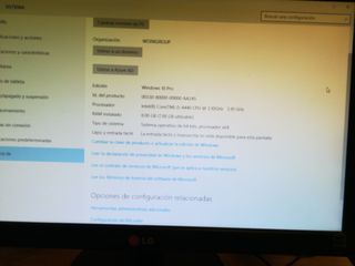 ordenador de sobremesa i5 poco uso