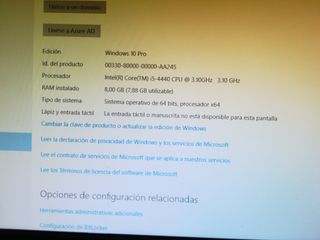 ordenador de sobremesa i5 poco uso