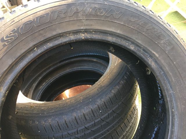 3 pirelli scorpion verde 255/55/19