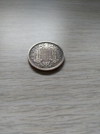 Moneda de 2,5 pesetas año 1953