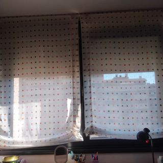 Estores con circulos del Corte Inglés