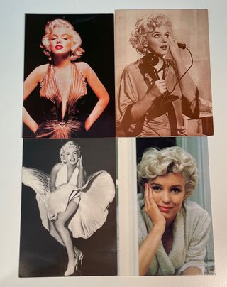 Marilyn Monroe Libro, Cd y Postales