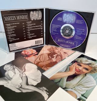 Marilyn Monroe Libro, Cd y Postales