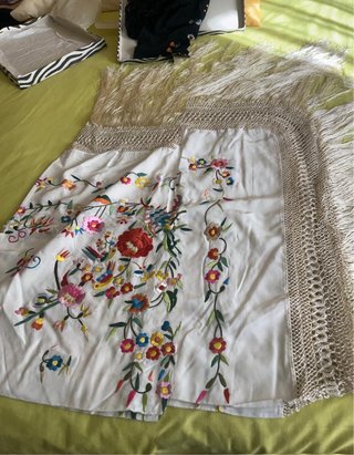 Mantón de Manila 1,20x 1,20