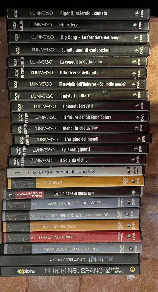 24 dvd scientifici