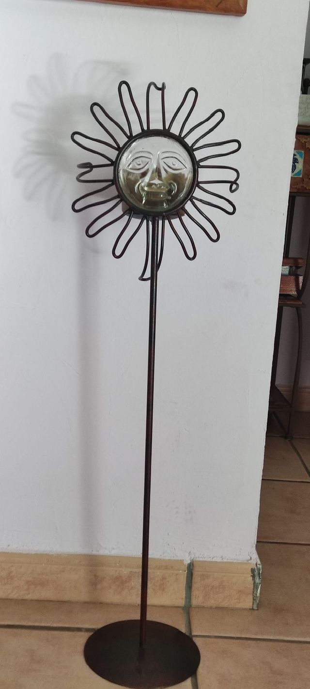 Portavelas con forma de Sol