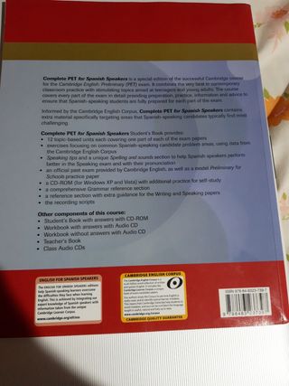 Complete Pet student's book CAMBRIDGE Cd