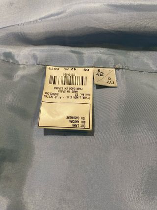 Americana azul celeste Simorra Colecction