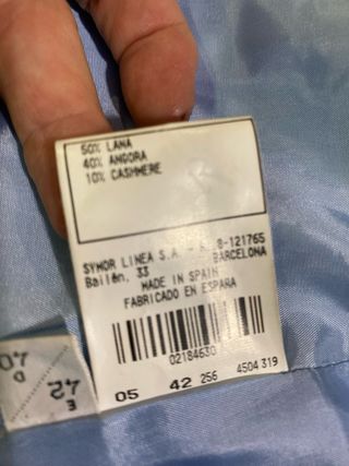 Americana azul celeste Simorra Colecction