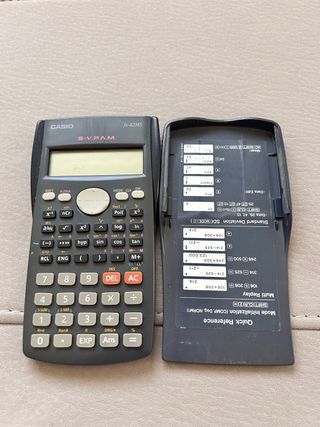 calculadora Casio científica vintage