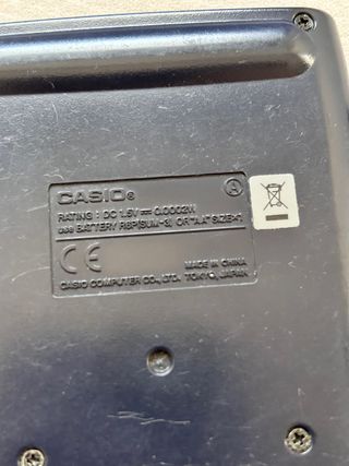 calculadora Casio científica vintage