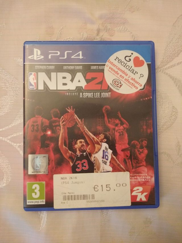 3 Juegos PS4 ( FIFA 20, 18 y NBA 2K16)