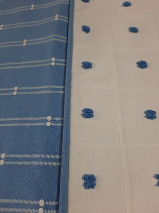 Edredon confecionado a mano  cama 90 cm
