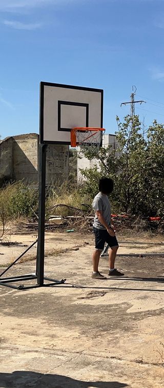 Canasta de Baloncesto exterior fija