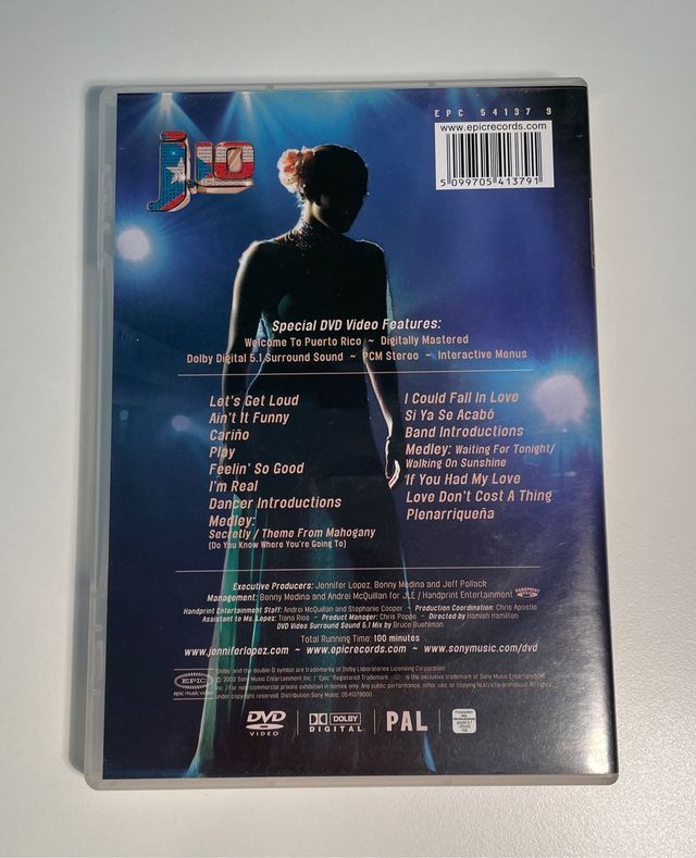 Jennifer Lopez Dvd & Cd