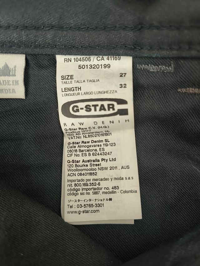 Pantalón G-star Raw chica