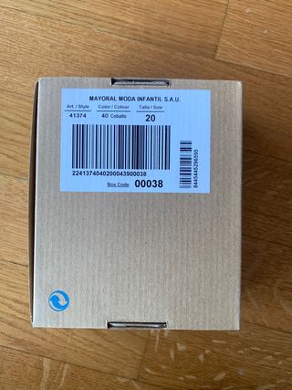 Zapatos de bebé talla 20 de Mayoral