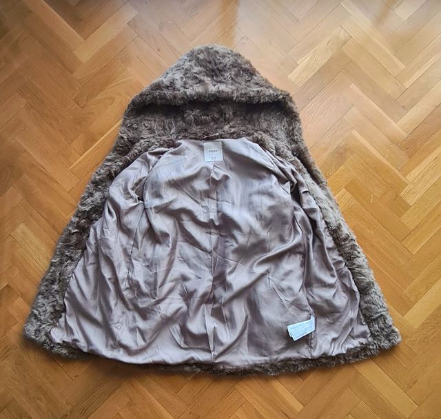 Abrigo Pull & Bear. Largo. Pelo. Como Nuevo.