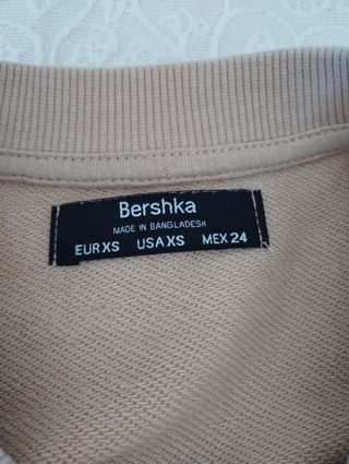 Sudadera corta oversize