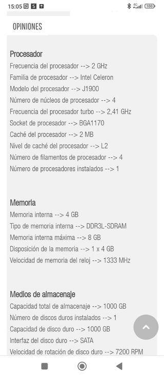 Ordenador packard bell imedia s2883