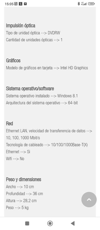 Ordenador packard bell imedia s2883