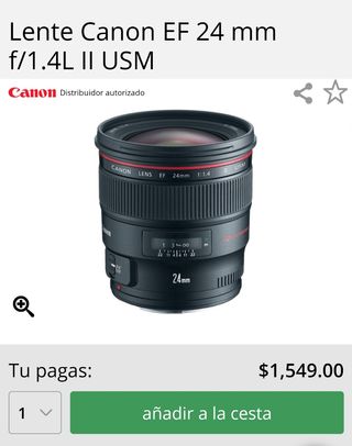Lente 24mm 2:8L