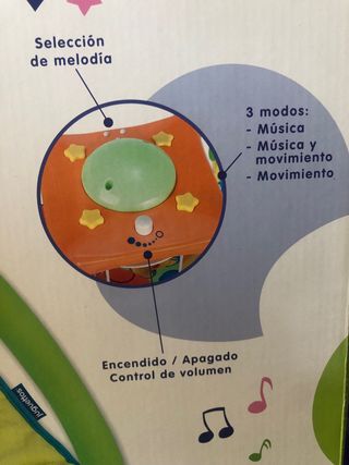 Manta gimnasio musical bebé