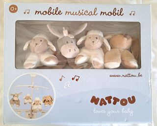 Móvil carrousel cuna Nattou