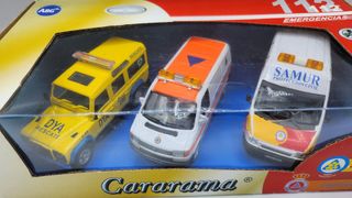 Coches emergencias 1/43 maqueta