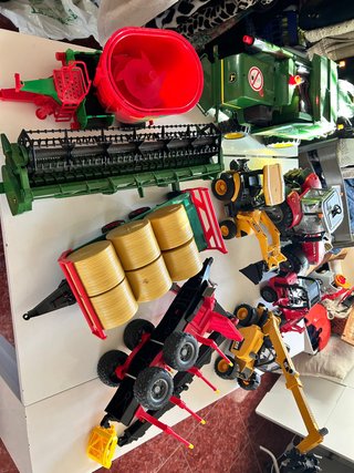 Bruder tractor cosechadora telescópica forestal
