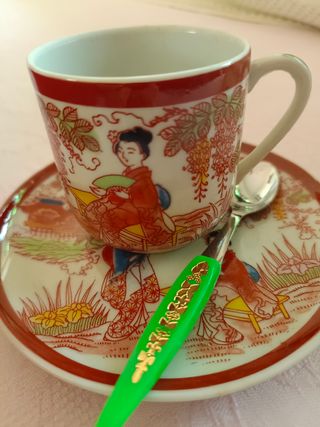 Juego de café. Porcelana china