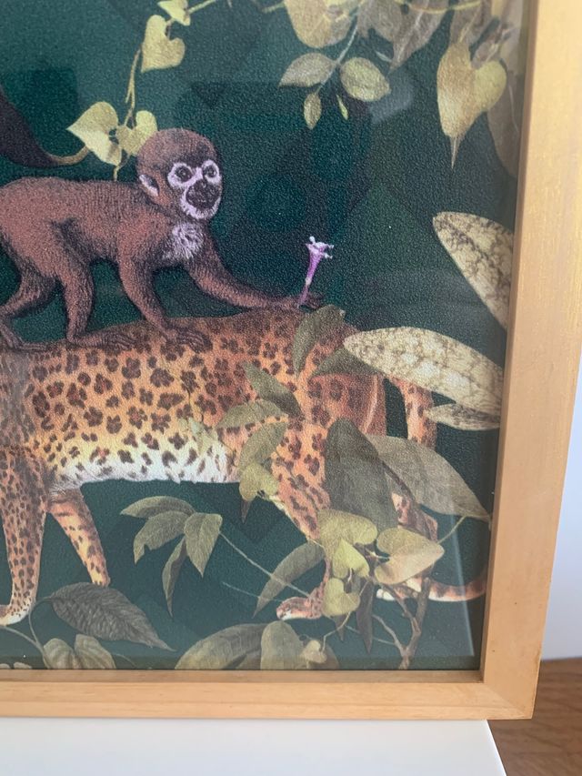 LAMINA ENMARCADA ANIMALES