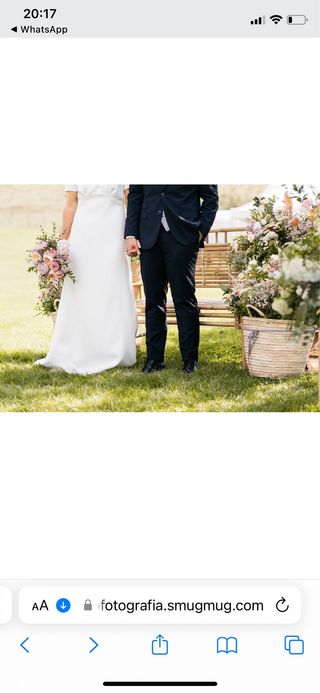 Boda banco y mesa de bambú