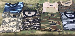Camisetas mimetizadas