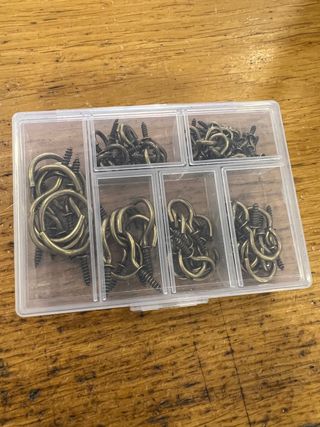 Camarões ganchos bronze - Novo