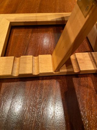 Atril madera libros