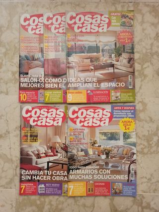 35 revistas "Cosas de casa"