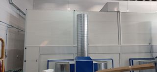 CABINA PINTURA HORNO MURO